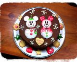 ミッキー ミニー クリスマスケーキ作り方6写真