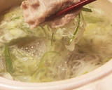 白だしで旨♪葱たっぷり豚しゃぶしゃぶ 鍋作り方4写真