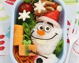 簡単かわいいアナ雪　オラフ　キャラ弁作り方11写真
