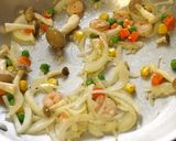 冷凍食材を使ったクリームパスタ作り方5写真
