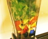 ほうれん草スピルリナのグリーンスムージー作り方1写真