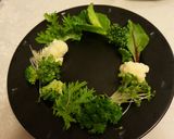 刺身カルパッチョのリースサラダ仕立て作り方1写真