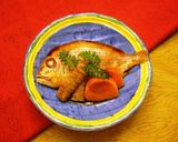 介護食　尾頭付きの鯛　お祝い膳作り方1写真