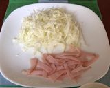 キャベツハムの塩レモン粒マスタードサラダ作り方1写真