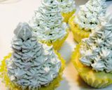 可愛い☆クリームツリーのカップケーキ作り方7写真