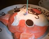 妖怪ウォッチ！立体 ジバニャン ケーキ作り方12写真