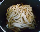 朝食＆ランチ❀春菊のかき玉うどん作り方4写真