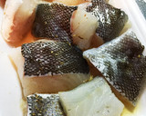 たらと小松菜の塩にんにく炒め作り方1写真