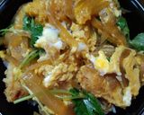 カレー用豚肉で満腹コロコロかつ丼作り方6写真
