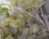 白菜とろつ 味噌汁作り方4写真