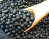 簡単☆千石黒豆（黒千石）を炒って常備作り方1写真