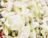 ランチ!鶏そぼろとレタスのパラパラ炒飯作り方1写真