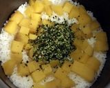 さつまいもと高菜の混ぜごはん作り方3写真