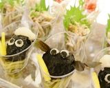一口年越しそば大根おろしアートで羊に♪作り方1写真