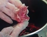 オクラと牛肉のトマト煮込みタメリック入り作り方1写真