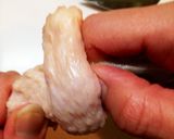 つまみやおもてなしに☆明太子手羽先餃子♪作り方7写真