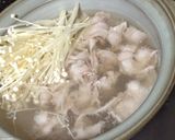 簡単！豚バラ肉で水炊き⌒☆牡蠣入り　作り方9写真