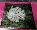 米1合・海苔1枚でおにぎらず♡作り方1写真