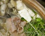 簡単！豚バラ肉で水炊き⌒☆牡蠣入り　作り方14写真