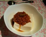 簡単ウマ！なめたけ納豆柚子胡椒豆腐あえ★作り方1写真