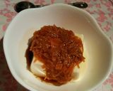 簡単ウマ！なめたけ納豆柚子胡椒豆腐あえ★作り方2写真