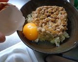 最速の卵かけ納豆ふりかけご飯作り方3写真
