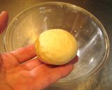 水の代わりにチーズの水分で作るうどん麺作り方8写真