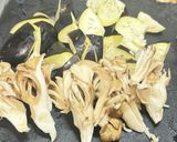 茄子と舞茸とベーコンの和風パスタ作り方1写真