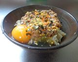 最速の卵かけ納豆ふりかけご飯作り方6写真