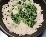 大根の葉とサーモンのクリスマスキッシュ♫作り方3写真