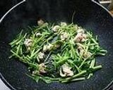 仙台麩とセリの卵とじ作り方3写真