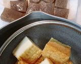 厚揚げとこんにゃくのバターサイコロ焼き作り方1写真