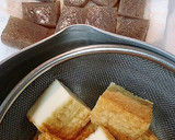 厚揚げとこんにゃくのバターサイコロ焼き作り方1写真