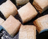 厚揚げとこんにゃくのバターサイコロ焼き作り方2写真
