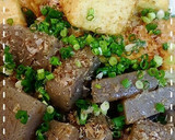 厚揚げとこんにゃくのバターサイコロ焼き作り方4写真