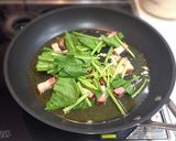 ベーコンとほうれん草のペペロンチーノ作り方14写真