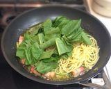 ベーコンとほうれん草のペペロンチーノ作り方21写真