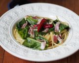 ベーコンとほうれん草のペペロンチーノ作り方22写真