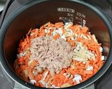 ツナとめんつゆで簡単炊き込みご飯作り方3写真