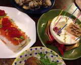 誕生日♬牛乳パックでサーモン寿司ケーキ作り方10写真