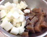 簡単スジ肉のピリ辛やわらか煮【圓用EN】作り方3写真