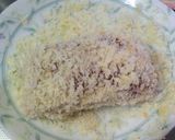 ぶた肉一枚、長ネギ入りボリュームとんかつ作り方6写真