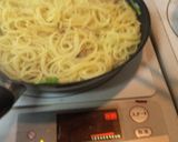 ネギと豚肉の和風パスタ作り方3写真