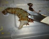 殻も食べる場合のエビチリ作り方2写真