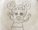 簡単キャラケーキ作り方1写真