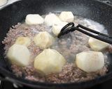 簡単♪里芋と挽肉のコチュジャン煮作り方2写真