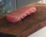 炙りマグロのにんにくバター醤油作り方1写真