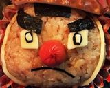 妖怪ウォッチの焼きおにぎりキャラ弁作り方2写真