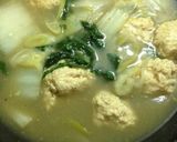 鶏団子と白菜の白味噌煮作り方5写真