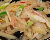 大根とじゃがいもの中華風煮作り方3写真